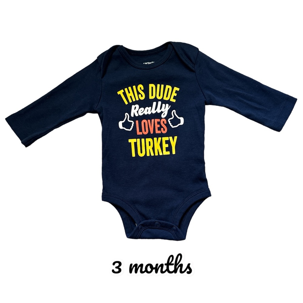 Carters thanksgiving onesie